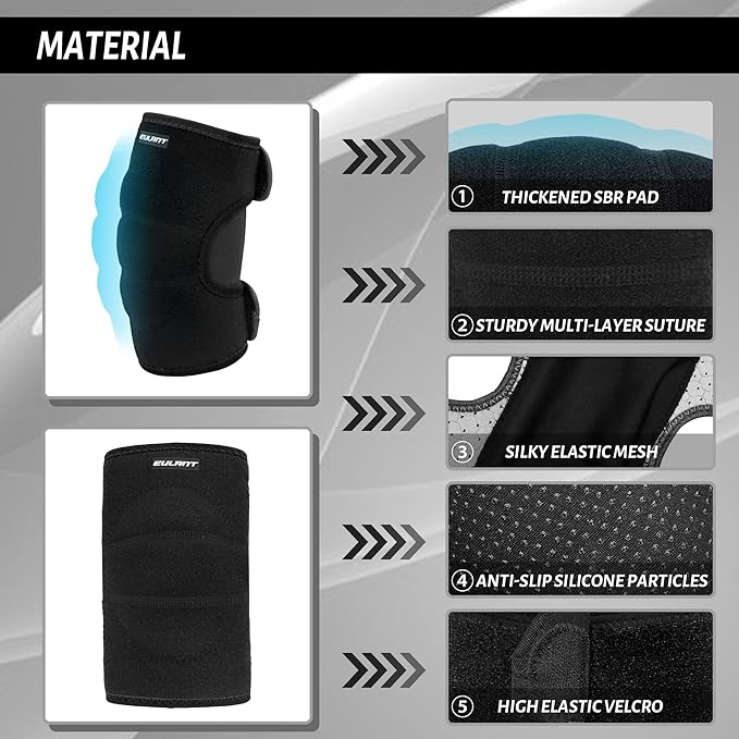 ONTYZZ Kids Soft Knee Pads and Thickened SBR Elbow Pads Adjustable Knee and Elbow Pads Protective Suit Gear for Cycling Volleyball Skateboarding Soccer Hockey
