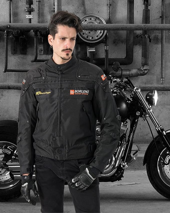 Motorcycle Jacket Motorbike Riding Jacket Windproof Motorcycle Full Body Protective Gear Armor Autumn Winter Moto Clothing XXL