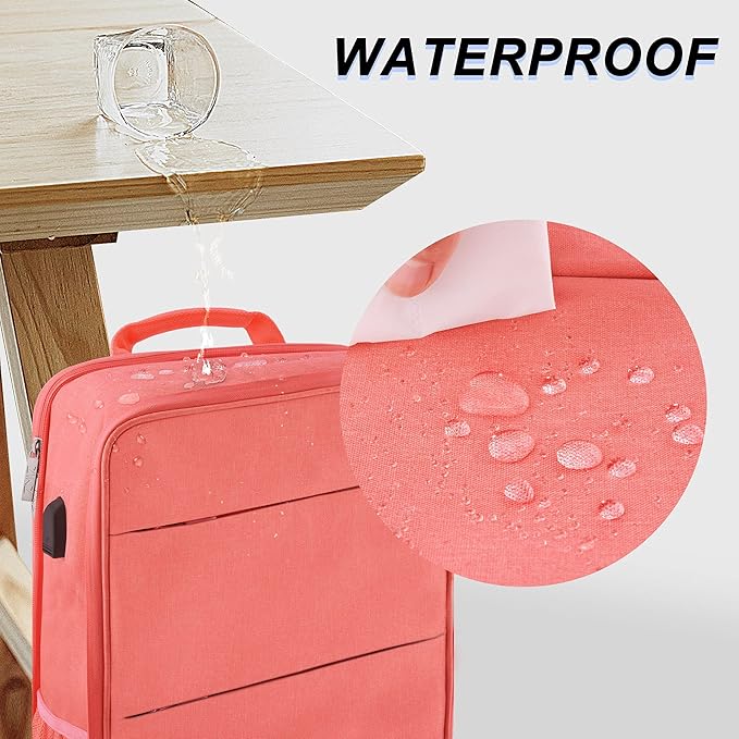 ZINZ Slim & Expandable Laptop Backpack 15 15.6 16 Inch Sleeve, Spill-Resistant Notebooks Bag Case for Most 14-16 Inch MacBooks Surface-Books Dell HP Asus Computers,P01K01