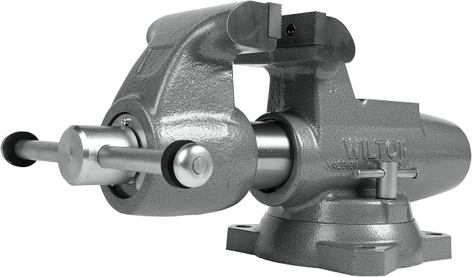 Wilton Machinist Bench Vise, 5" Jaw Width, 8" Jaw Opening, 4-1/4" Throat (Model 500S)