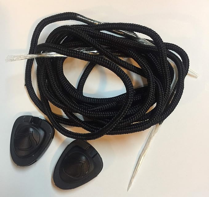Liquid Force ウェイクボードビンディング用交換レース - 2個組 - ブラック