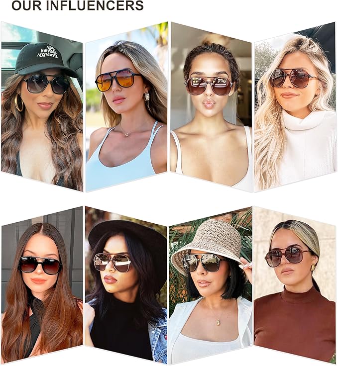 SOJOS Retro Polarized Aviator Sunglasses Womens Mens Classic 70s 80s Vintage Trendy Square Aviators SJ2174
