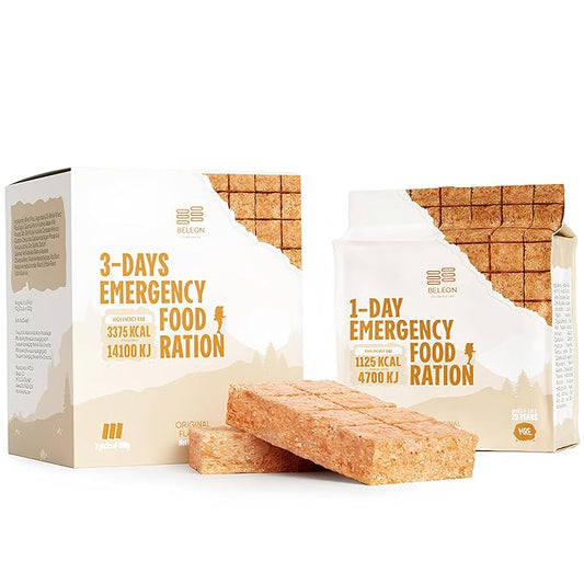 Emergency Food Supply - Original Survival Ration - 20 Years Shelf Life - 3 Days