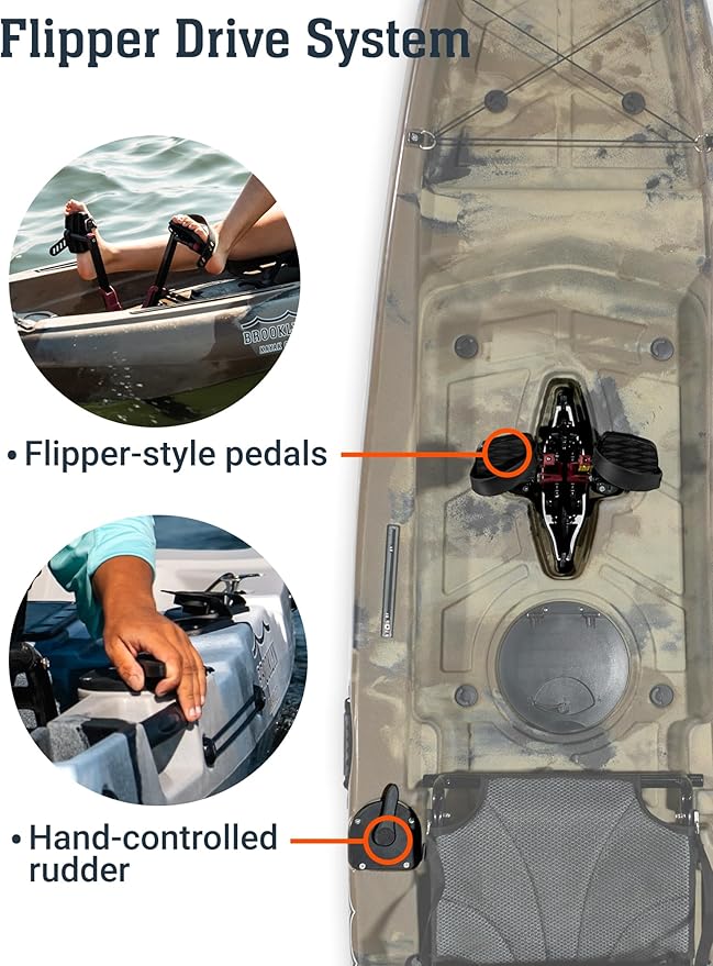Brooklyn 12.0 Pro Single Pedal Kayak by BKC