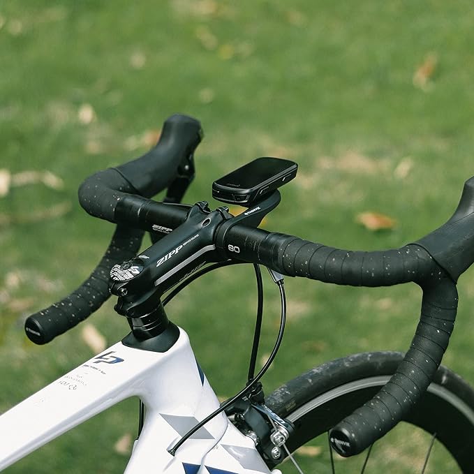 Thinvik Egde Out Front Bike Computer Mount for Garmin Edge 840/830/820/810/800/540/530/520/Plus/520/510/500/200/25 Touring and Touring Plus Compatible with 31.8/25.4mm Handlebar (Basic - Printed Logo)