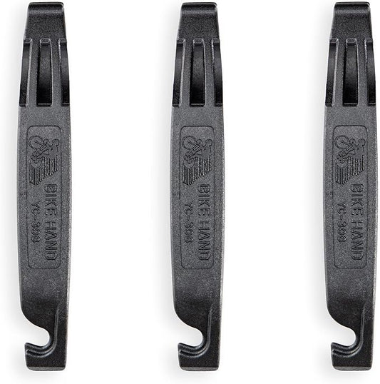 BikeHand Bike Bicycle Plastic/Metal Boosted/Steel Boosted Tool Tire Levers - Road Mountain MTB Bike Use - Great to Remove Tire at Ease and Replace The Tubes Without Damaging The Wheels - Standard