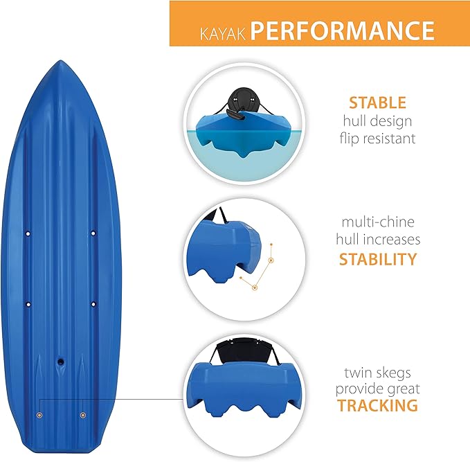 Lifetime Lotus Sit-On-Top Kayak with Paddle