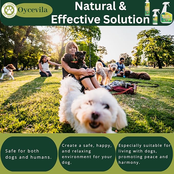 8oz No Pee Here Spray - Dog Urine Marking Deterrent for Indoor & Outdoor Use - Potty Training Solution - Pee Spray for Dogs - Potty Training Solution - Prevents Indoor Marking