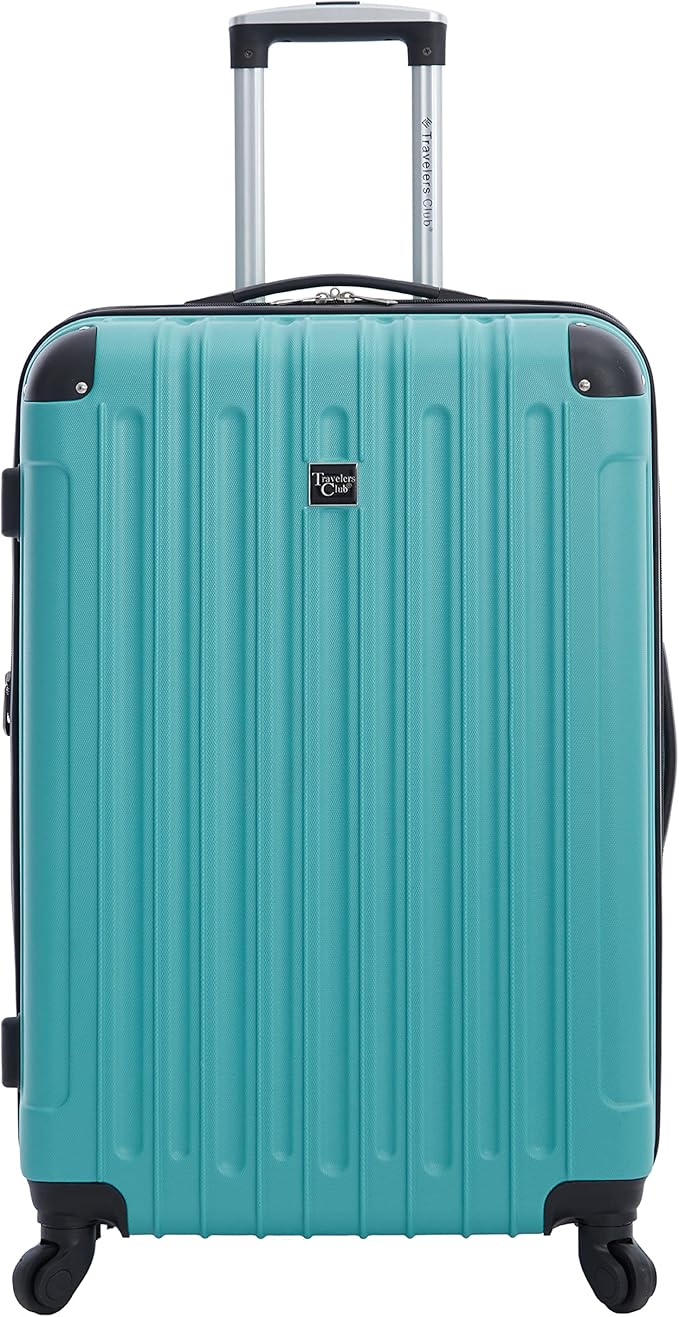 Travelers Club ミッドタウン ハードサイド 4点セット ラゲッジ トラベルセット、エメラルド