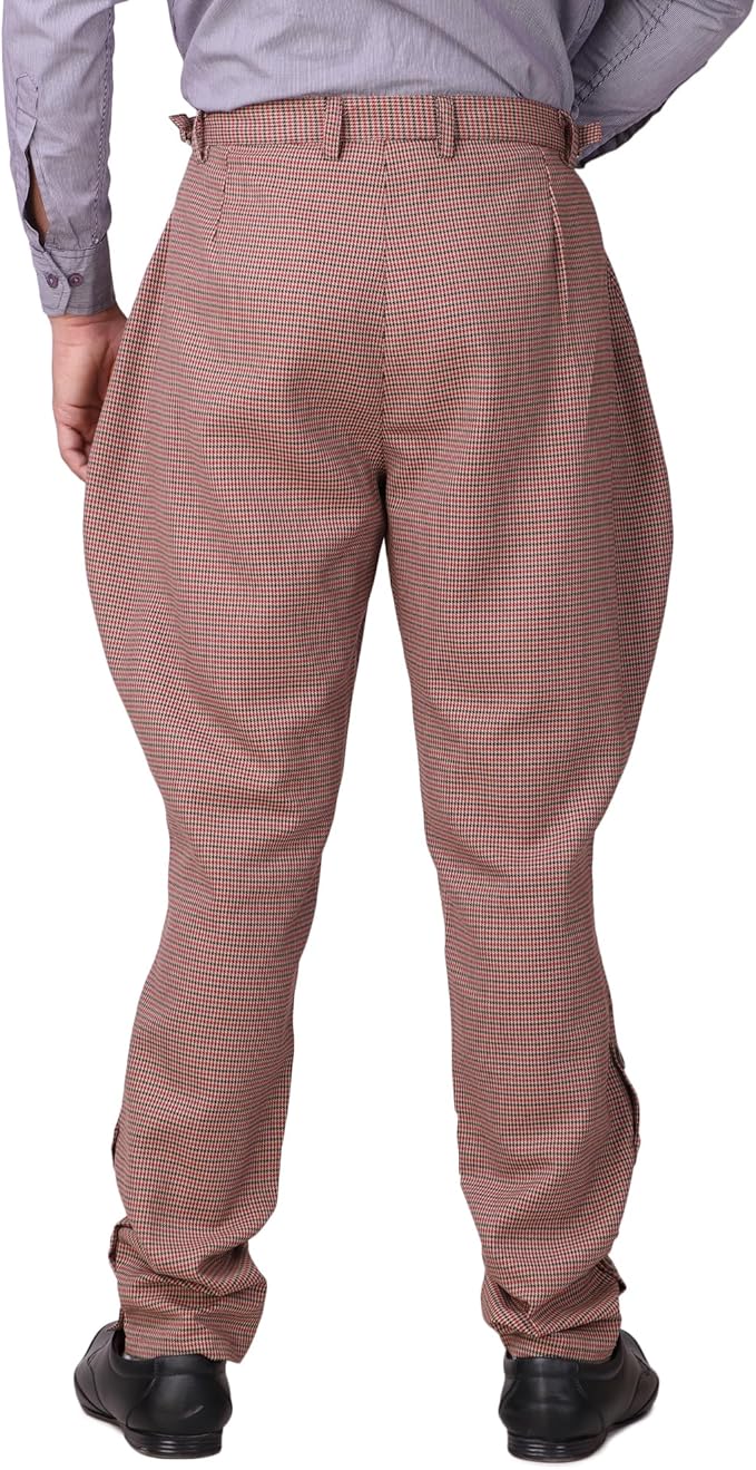 ThePirateDressing Steampunk Victorian Cosplay Costume Mens Archibald Jodhpur Pants Trousers