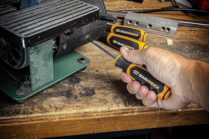 GEARWRENCH 20ピース プラス/マイナス/トルクス デュアルマテリアル ドライバーセット - 80066H
