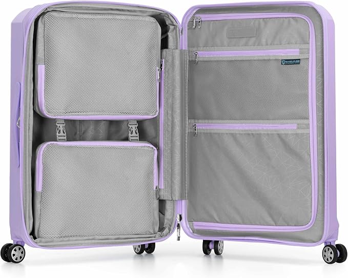 Traveler's Choice Pagosa ハードシェル 拡張可能スピナー荷物 ラベンダー 2点セット (22/26)