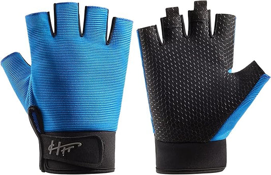 Fingerless Gloves - Multipurpose Water & Sports Gloves for Fishing, Sailing, Rowing, Kayaking & More - Men & Women