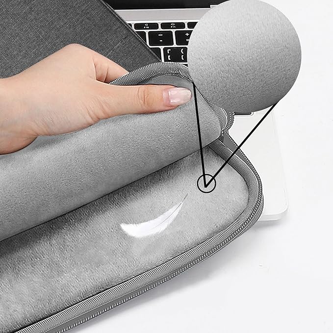 ZINZ Slim & Expandable Laptop Backpack 15 15.6 16 Inch Sleeve, Spill-Resistant Notebooks Bag Case for Most 14-16 Inch MacBooks Surface-Books Dell HP Lenovo Asus Computers,D01G01