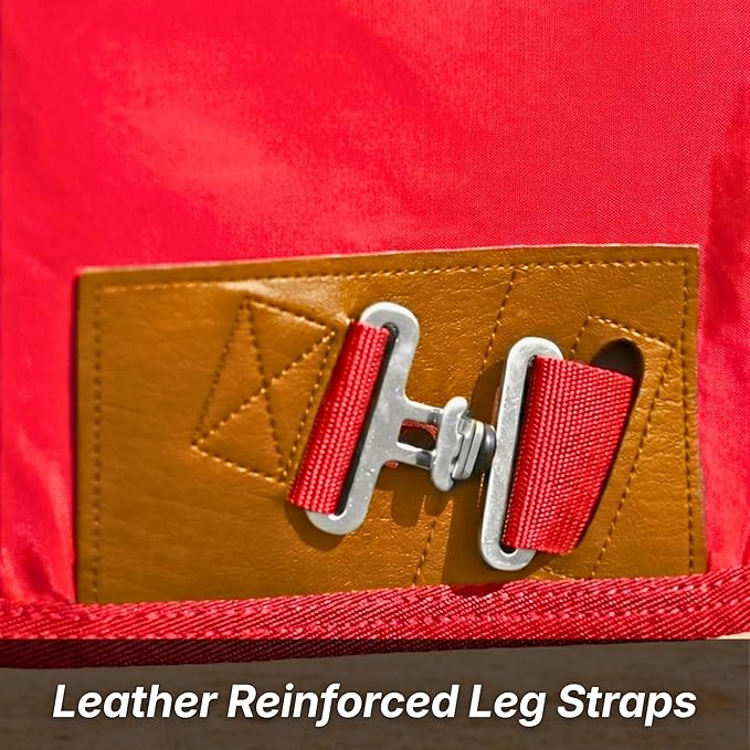 Nylon Horse 420D Stable Sheet | Breathable & Durable Horse Sheet | Keeps Coat Clean, Smooth & Shiny | Adjustable Fit Summer Sheet (60"– 86" Sizes)