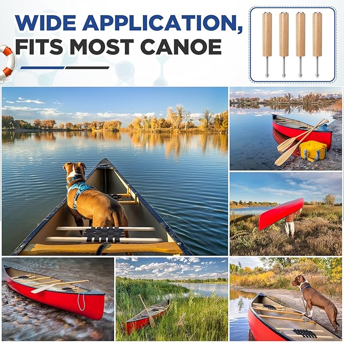 Shimeyao Canoe Seat Hardware and Spacers Outdoor Caned Canoe Seat for Kayak Boat
