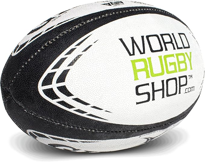 World Rugby Shop X Gilbert G-TR4000 Rugby Ball - Adult and Youth Sizes 3, 4, and 5 - Hand Stitched - 3 Ply Construction