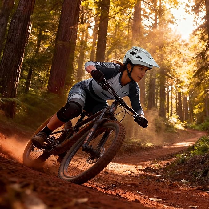 BATFOX NTA 8776 E-Bike & Mountain Bike Helmet for Adults Youth, E-MTB Cycling Helmet for Men Women (52-60CM)