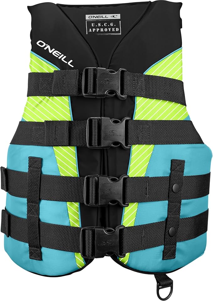 O'Neill ウィメンズ SuperLite USCG 承認ライフベスト – ボート、ウェイクボード、水上スキー、その他お気に入りのウォーターアクティビティ用軽量女性用ライフジャケット