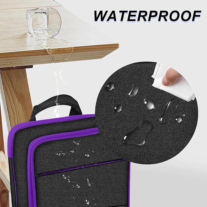 ZINZ Slim & Expandable Laptop Backpack 15 15.6 16 Inch Sleeve, Spill-Resistant Notebooks Bag Case for Most 14-16 Inch MacBooks Surface-Books Dell HP Lenovo Asus Computers, B01PU01