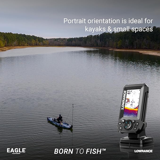 Lowrance Eagle 4", 5", 7" and 9" Fish Finders with IPS Screen