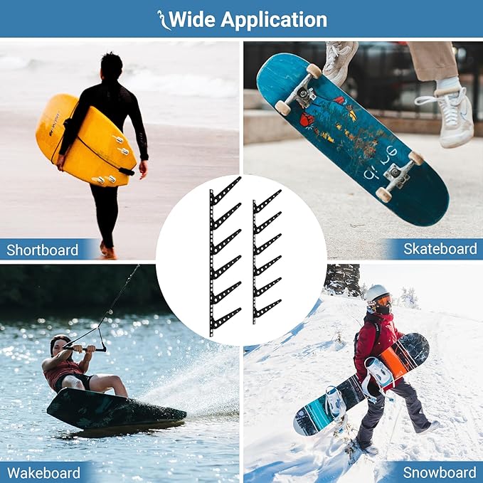 2/3/4/6 Board Horizontal Surfboard Rack, Adjustable Surfboard Wall Mount Display, Surfboard Wall Rack Board Storage Mount System at Home and Garage