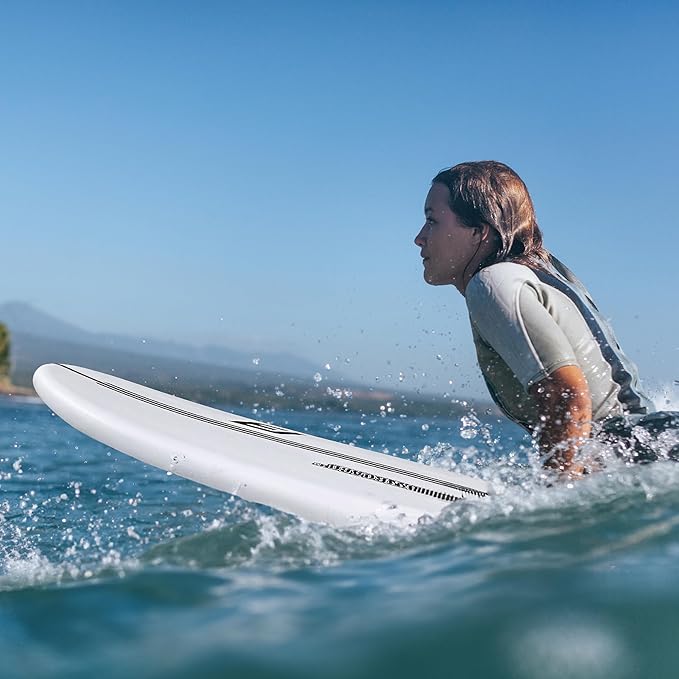 FLOWBOARD サーフボード ソフトボード フォーム - フィン（3）、6フィートリーシュ、ウッドストリンガー（2）内蔵 6フィート、7フィート ショートボード、8フィート ロングボードあり