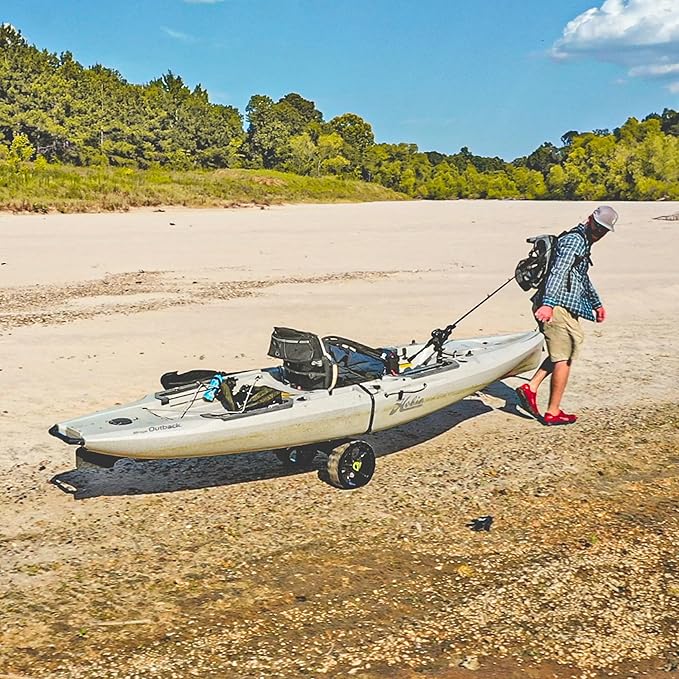 Railblaza C-Tug R Heavy Duty Kayak and Canoe Trolley with SandTrakzs Wheels