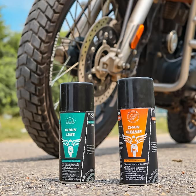 GRAND PITSTOP All-Weather Motorcycle Chain Lube - Premium Motorbike Chain Lubricant Spray - Formulated for All Weather Conditions for All Bikes (160 ml)