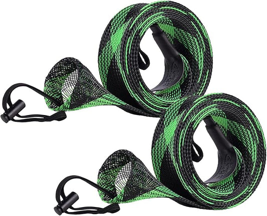 SF Fishing Rod Sock Fishing Rod Sleeve Rod Cover Braided Mesh Rod Protector Pole Gloves Fishing Tools for Spinning Fishing Rod,Casting Rod,Musky Rod, Ice Rod, Fly Rod, Spey Rod