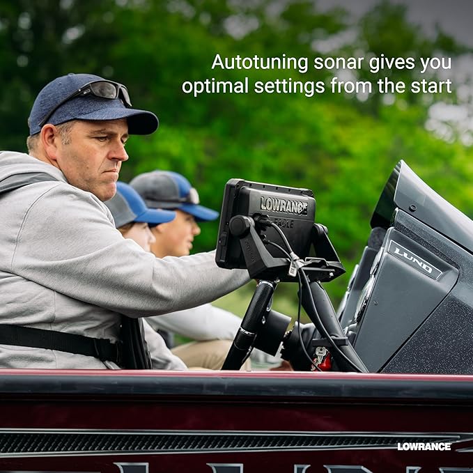 Lowrance Eagle Eye 9" Fishfinder with Live Sonar, Chirp Sonar and DownScan with Fish Reveal