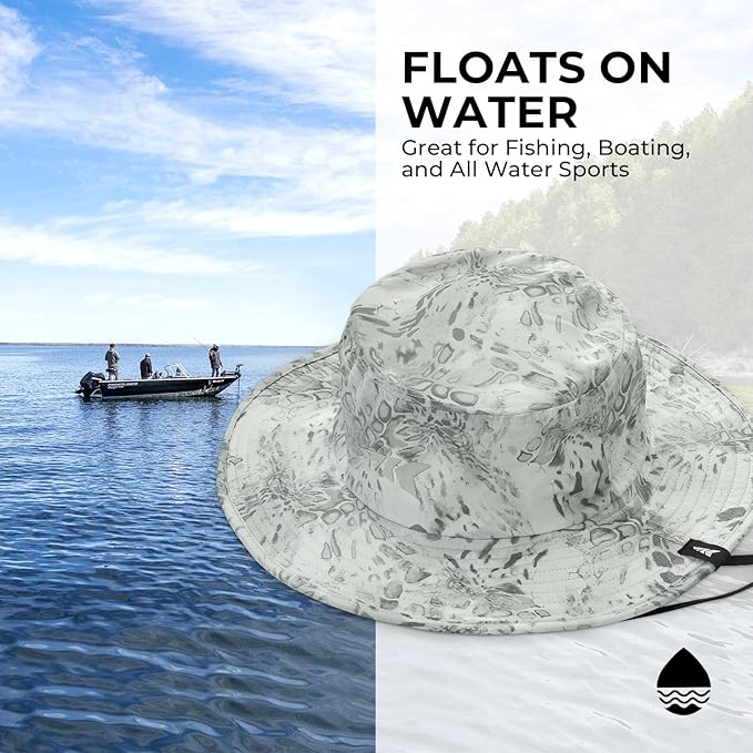 KastKing Sol Armis UPF 50 Boonie Hat - Sun Protection Hat, Fishing Hat, Beach & Hiking Hat, Paddling