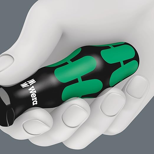 Wera 05007680001 Kraftform Plus 334 SK/6 Screwdriver Set and Rack, Lasertip, 6-Piece