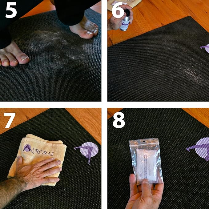 Aurorae Yoga Non Slip Rosin Bag. Keeps hands dry and prevents slipping. Made in USA