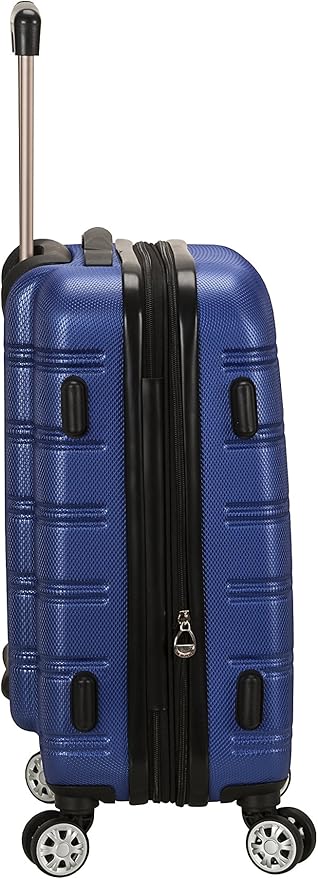 Rockland Melbourne Hardside Expandable Spinner Wheel Luggage, Blue, 3-Piece Set (20/24/28)