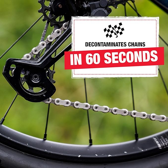 Finish Line Shop Quality Bicycle Chain Cleaner Kit – Deep Scrubbing Chain Cleaner, EcoTech Degreaser and Dry Lubricant for Efficient, Clean and Smooth Drivetrain Performance