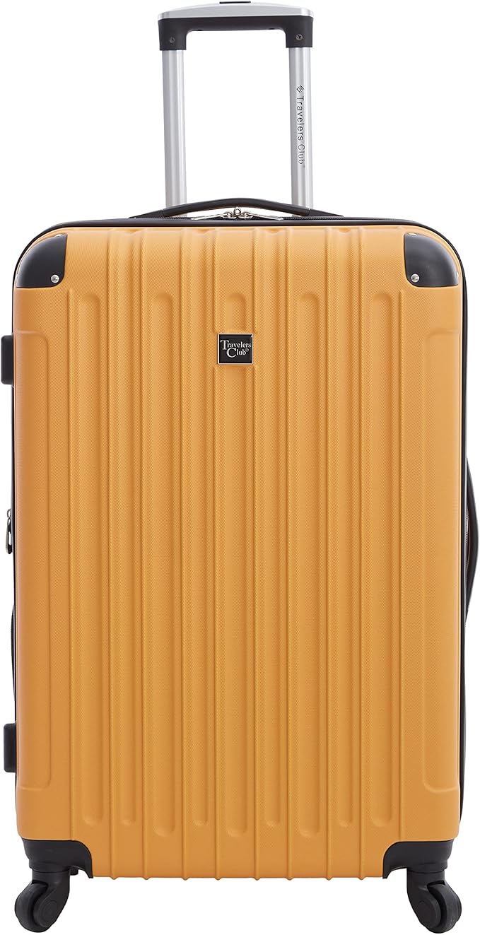 Travelers Club Midtown ハードサイド 4点セット ラゲッジトラベルセット、バタースコッチ
