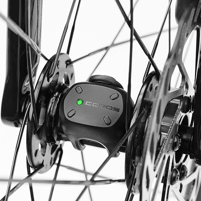 COROS Bike Speed Sensor, Real-time Speed & Distance Tracking, Easily Pairs with Bike Computers, smartwatches, or Smartphones via Bluetooth to Enhance Performance for Outdoor Rides & Indoor Training