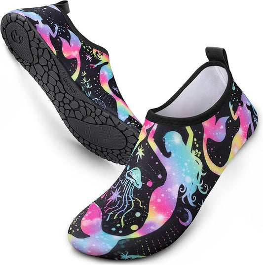 SIMARI Water Shoes Women Men Aqua Socks Beach Barefoot Quick Drying Aqua Aerobics Swim Pool Non Slip Outdoor Travel Essentials Surf River Lake Snorkeling Kayak Yoga Adult Youth