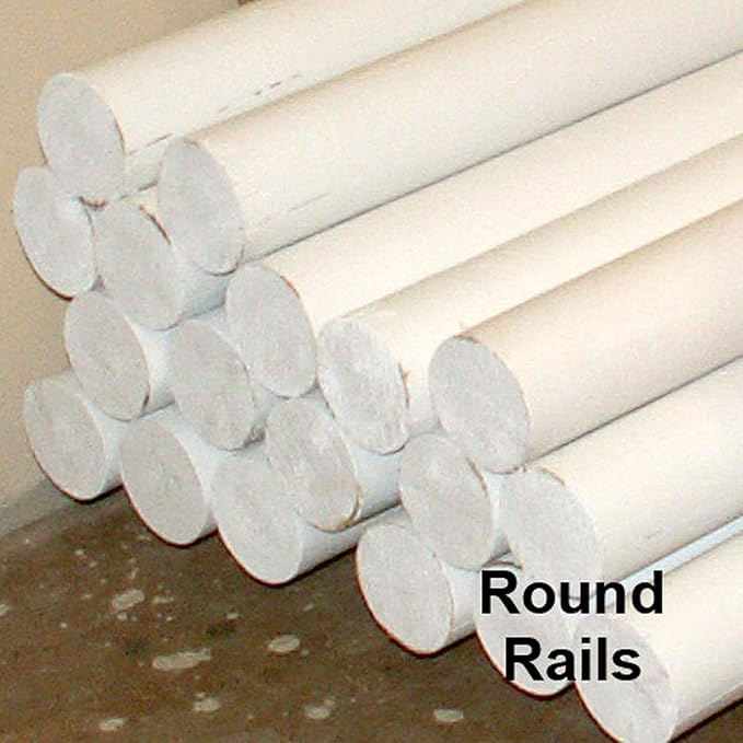 10ft Solid Colored Round Rails/Poles Wood Horse Jumps