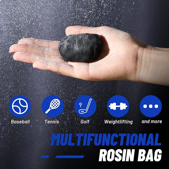 Lewtemi Bowling Rosin Grip Bag Powder Bowling Grip Sack for Drying Hands Golf Accessories