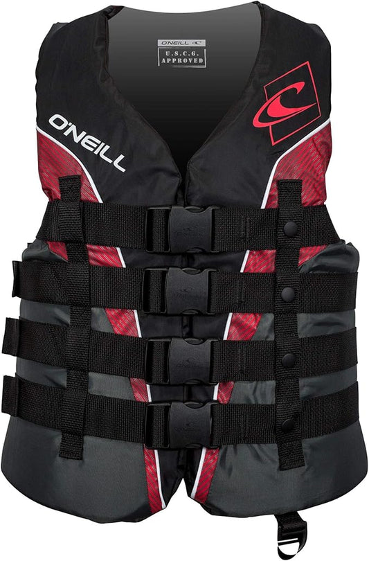 O’Neill Men’s SuperLite USCG Approved Life Vest – Lightweight Men’s Life Jacket for Boating, Wakeboarding, Waterskiing & Your Favorite Water Activities