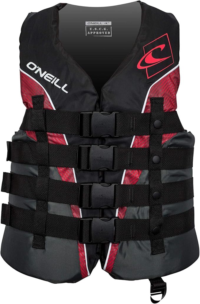 O’Neill Men’s SuperLite USCG Approved Life Vest – Lightweight Men’s Life Jacket for Boating, Wakeboarding, Waterskiing & Your Favorite Water Activities