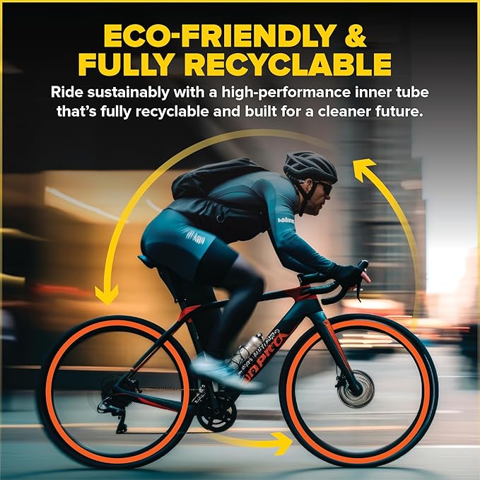 Ultraverse TPU Road Bike Inner Tube 700 x 18-32 with 45mm, 65mm, 85mm Presta Valves Ultra Lightweight Tubes for Road and Gravel Bicycles - 2 Pack with Repair Patch Kit