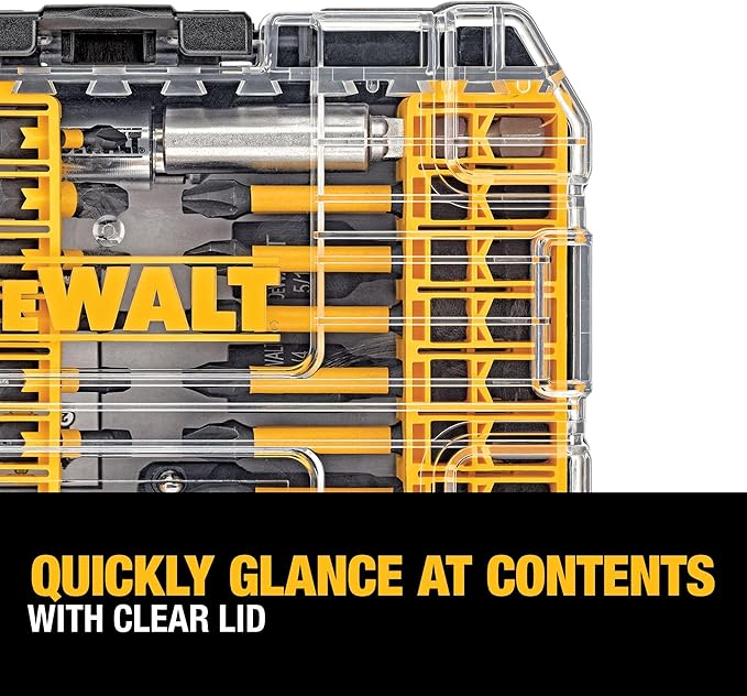 DEWALT Screwdriver Bit Set, 40 Pcs. Impact Ready, FlexTorq Impact Driver Bit Set with Storage Case (DWA2T40IR)