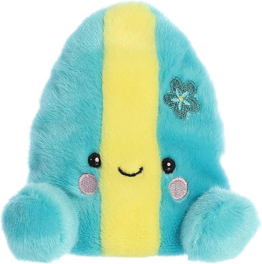 Aurora® Adorable Palm Pals™ Fynn Surfboard™ Stuffed Animal - Fun Collectible Plush for Kids and Adult Collectors - Perfect for Decorating Rooms and Birthday Gifts - Blue 5 Inches
