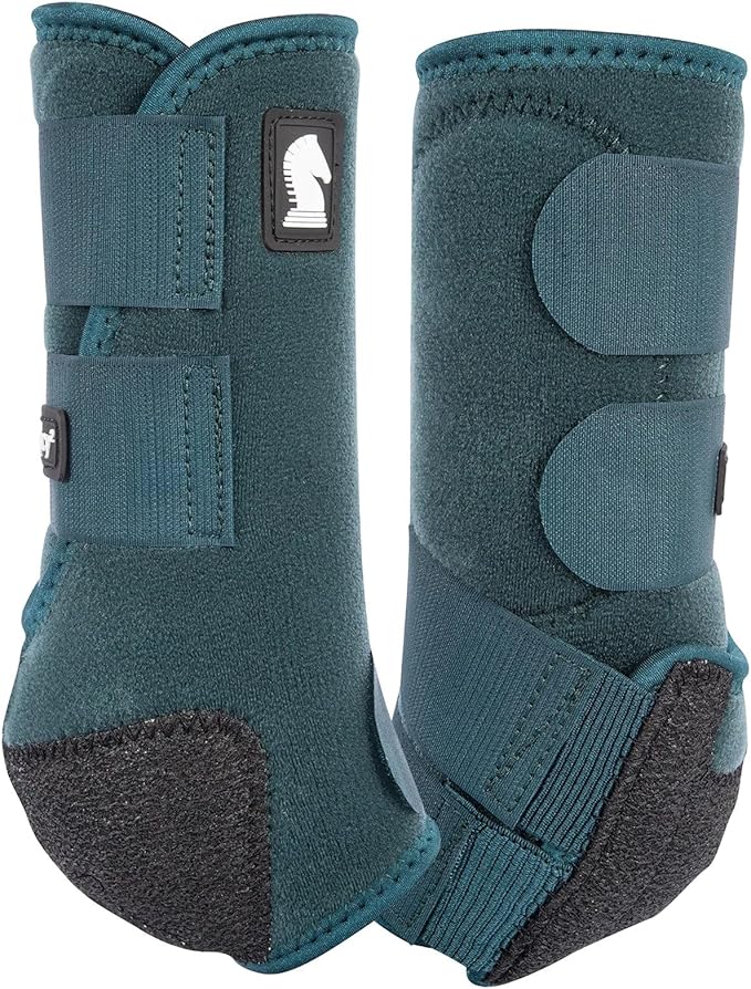 Classic Equine Legacy2 Support Boots, Front, Dragonfly Green, Large
