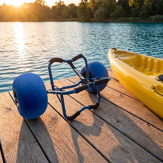 Newcod Kayak Cart, Kayak Dolly Cart for Carrying Kayak Canoe SUP Paddle Board