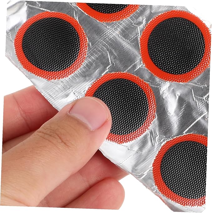 Comprehensive Bicycle Tire Repair Kit with Rubber Patches and Cold Vulcanizing Glue Portable Bike Repair Tool with Tire Levers for Quick Inner Tube Fixing for Outdoor Cycling