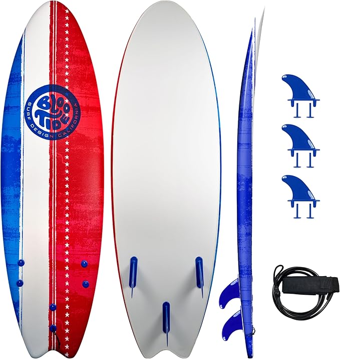 Foam Bloo Tide 6’ Swallow Tail Soft Surfboard
